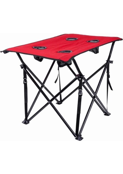 Pıco Kare Kamp Masası Kırmızı