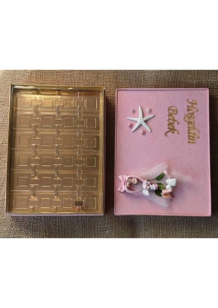 Hoşgeldin Bebek Çikolata Kutusu – Pembe | Yıldız ve Çocuk Figürlü, 24 Bölmeli indirimleri