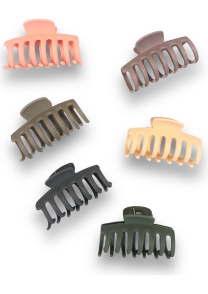 Tırpan Model 6 Adet Küçük Boy (5 Cm) Mandal Toka Seti