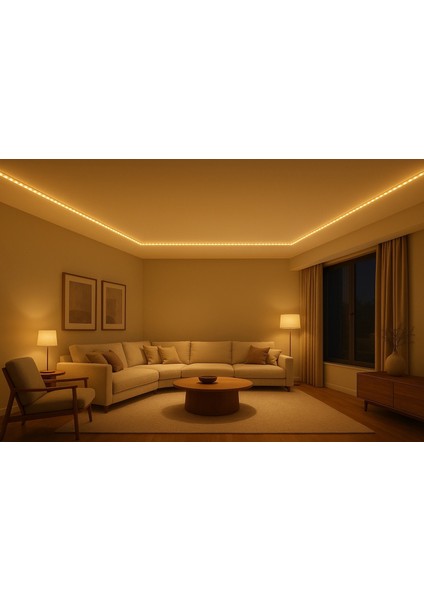 5 Metre Cata Ct 4540 Iç Mekan 12V 120 Ledli Şerit LED Amber modelleri