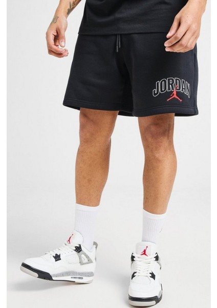 Jordan Brooklyn Fleece Oversize Kesim Siyah Erkek Şort
