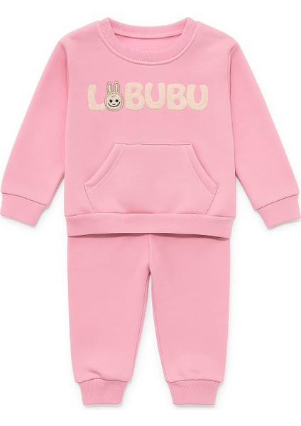 Labubu Kız Çocuk Eşofman Takımı % 100 Pamuk