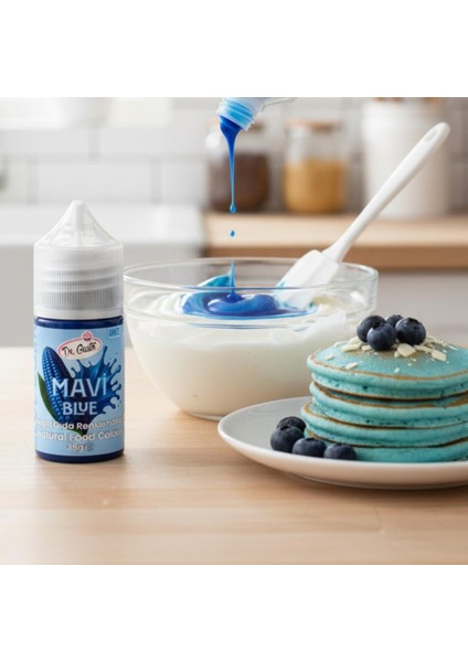 Likit Mavi Doğal Gıda Boyası 35 G – Bitkisel Kaynaklı, Pasta ve Tatlılar Için Katkısız Sıvı Renk Boyası modelleri