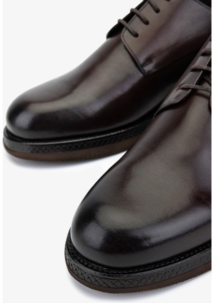 Erkek Hakiki Deri Kahverengi Klasik Ayakkabı 987 199 Erk Ayk Y25 Kahve Dr modelleri