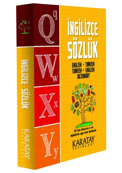 Sözlük Ingilizce Büyük Karton Kapak Karatay Yayınevi