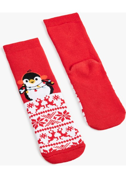 Penguen Detaylı Pamuklu Havlu Çorap fiyatları