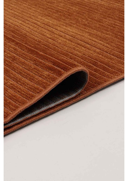 Leona Şönil Dokuma Halı | Kaymaz Tabanlı Makinede Yıkanabilir Halı| Salon Halısı| Kiremit |LON01 fırsatları