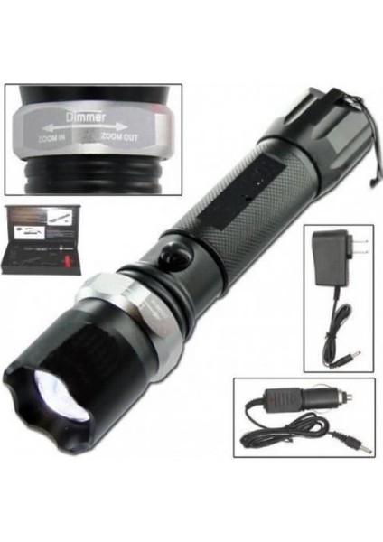 , Zoomlu Şarjlı El Feneri F61873 ( Lisinya )