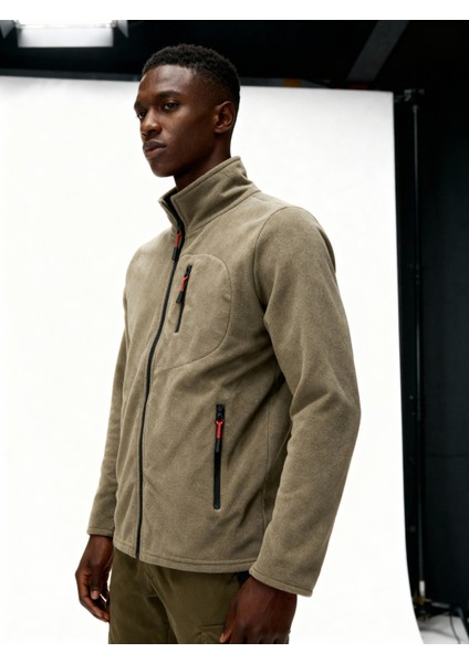 Erkek Extreme Rüzgar Geçirmez Cepli Outdoor Tam Fermuarlı Polar Ceket E223 fiyatları