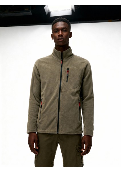 Erkek Extreme Rüzgar Geçirmez Cepli Outdoor Tam Fermuarlı Polar Ceket E223 modelleri