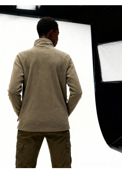 Erkek Extreme Rüzgar Geçirmez Cepli Outdoor Tam Fermuarlı Polar Ceket E223 fırsatları