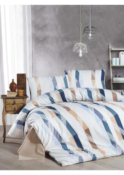 Çift Kişilik Nevresim TAKIMI%100 Pamuk 200 * 220-AGUSTIN Nevresim