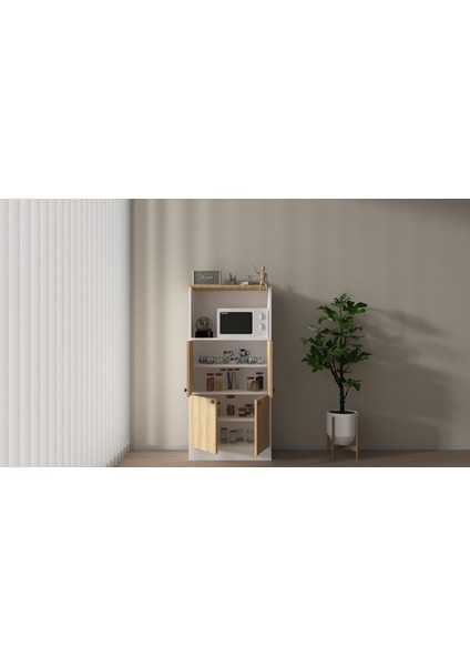 Mutfak Dolabı Çok Amaçlı Mikrodalga Fırın Bölmeli