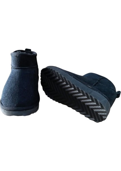 Feel Up EN02 Kız Çocuk Peluşlu Süet Bilek Boy Eva Taban Bot Siyah modelleri