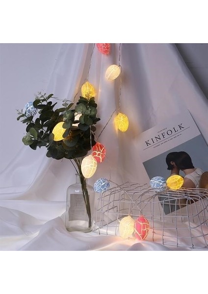 Buffer® 10LU Renkli Yumurta Şeklinde Dekoratif Dolama LED Aydınlatma fiyatları