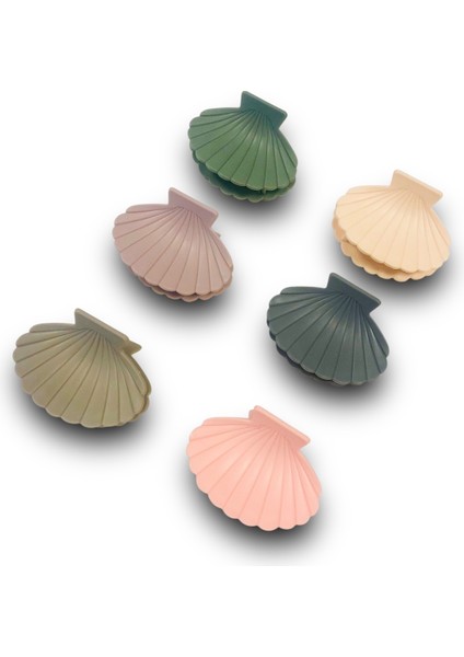 Deniz Kabuğu Model 6 Adet Büyük Boy 7 cm Mandal Toka fiyatları