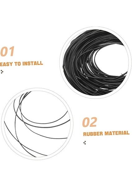 60 Adet Kaset Çalar Kauçuk Tahrik Kayışları Kaset Onarım Kayışları Bakımında Kullanım Için Karışık modelleri