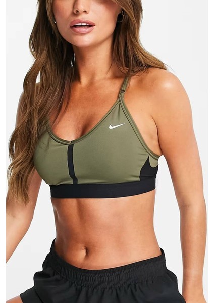Training Indy Dri Fit Light Support Bra Jungle Khaki Kadın Spor Sütyen Haki