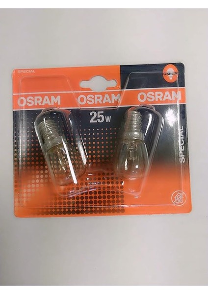 25W 2'li Special Fırın Ampul