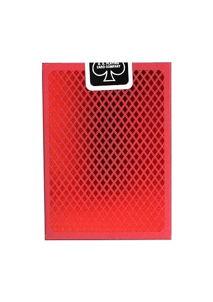 Metalluxe Oyun Kartları - Kırmızı Folyo Elmas Desenli Sırt modelleri