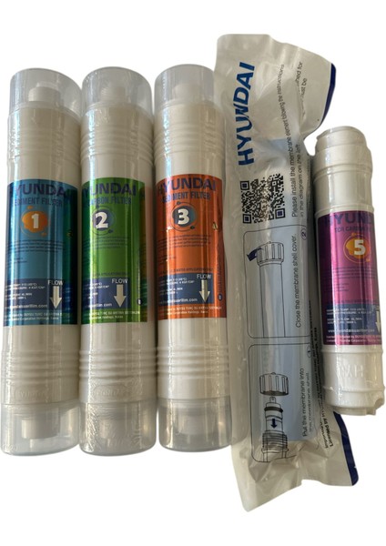 Su Arıtma Filtre Seti 5 li