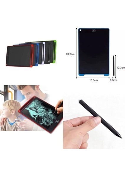 (1217) Grafik Yazı Çizim Tableti LCD 8.5 Inc Ekranlı Bilgisayar Kalemi Mıknatıslı Buzdolabı Yazı Tahtası ile Uyumlu indirimleri
