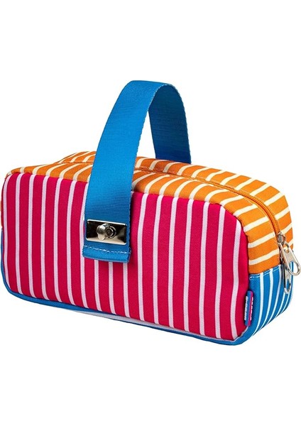 Kilitli Çok Amaçlı Çanta- Çizgili Model C
