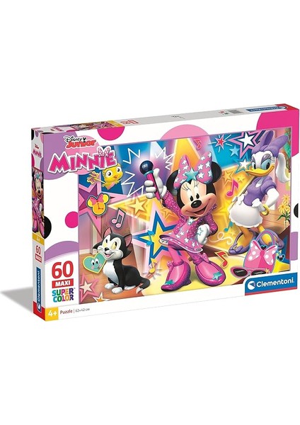 - 60 Maxi Parça Puzzle - Minnie