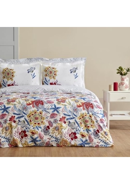 PERSLY%100 Pamuk Tek Kişilik Nevresim Takımı Mavi fiyatları