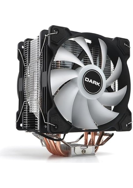 Freezer X123 Duo 12CM Frgb LED Fanlı, Intel/amd Uyumlu, 4pin Pwm Bağlantılı Kule Tipi Işlemci Soğutucu (DKCCX123DUO) fiyatları