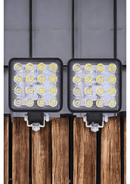 Tepe Lambası Tüm Araç Tiplerine Uygun Sis Lambası 16 LED Beyaz Renk fırsatları