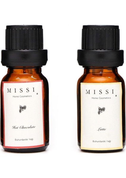 2&apos;li Hot Chocolate & Coffe Latte Buhurdanlık Esansı/yağı