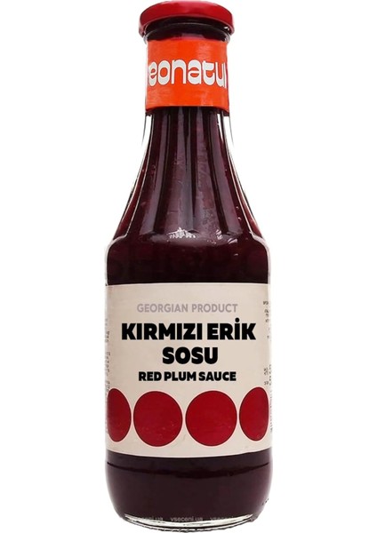 Georgian Tkemali Kırmızı Erik Sosu (Ekşi) 530G fiyatları