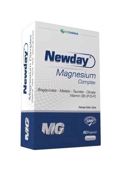 Newday Magnezyum Complex 60 Kapsül fiyatları