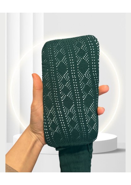 Elena Kış Filesi Zümrüt Yeşili Desenli Külotlu Çorap-Limited fiyatları