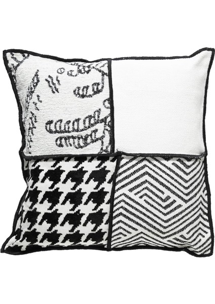 Concept Pam Kırlent Siyah Beyaz 45 x 45 cm