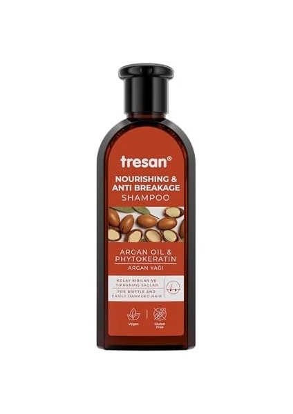 Tresan Argan Yağlı Şampuan Yıpranmış Saçlar Için 300 ml modelleri