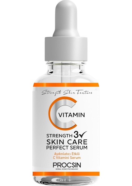 Procsın C Vitamini Serumu, Aydınlatıcı & Leke Karşıtı, Cilt Tonu Eşitleyici & Nemlendirici, Antioksidan Koruma & Canlandırıcı Bakım, 20 ml fiyatları