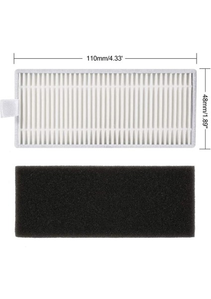 Anker Uyumlu Eufy Robovac 11S, 30, 30C, 15C, 15T, 12, 25C, 35C Süpürge Yedek 16 Parça Set (8 Hepa + 8 Yan Fırça) fiyatları