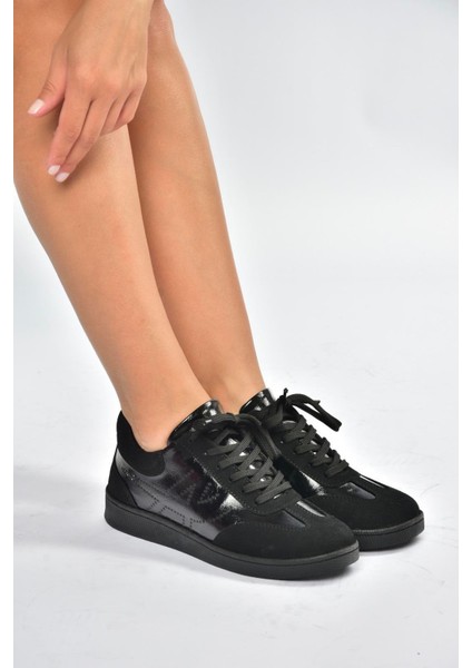 V820104802 Siyah Süet Spor Ayakkabı Sneakers fiyatları