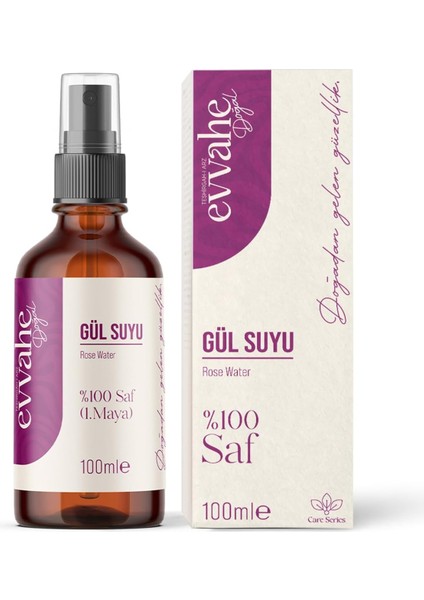 Evvahe Doğal Gül, Suyu, (100ML)