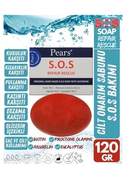 Pears Gliserinli S.o.s Onarım Sabunu, 120 Gram modelleri
