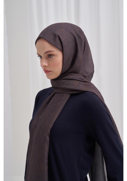 Nilla Pamuklu Şal Mist Kahverengi