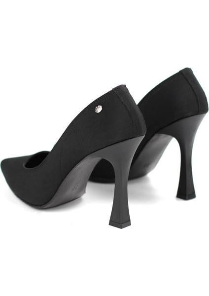 Odette Esnek Yumuşak Kaymaz Taban (10 Cm) Siyah Süet Kadın Topuklu Ayakkabı fırsatları