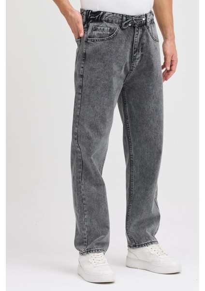 Reax 896 Beli Lastikli Ipli Baggy Bol Kesim Kot Pantolon modelleri