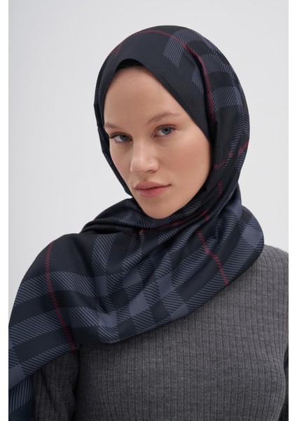 Echo Pamuk Şal Cuadros Siyah