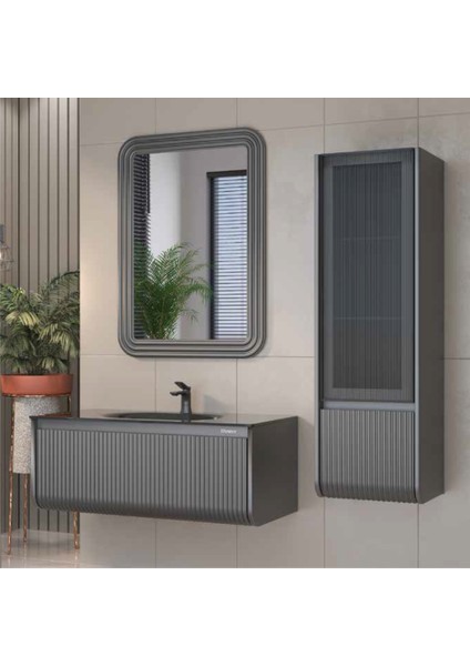 Petra Banyo Dolabı 100 cm (Boy Dolabı Dahil Değildir.)