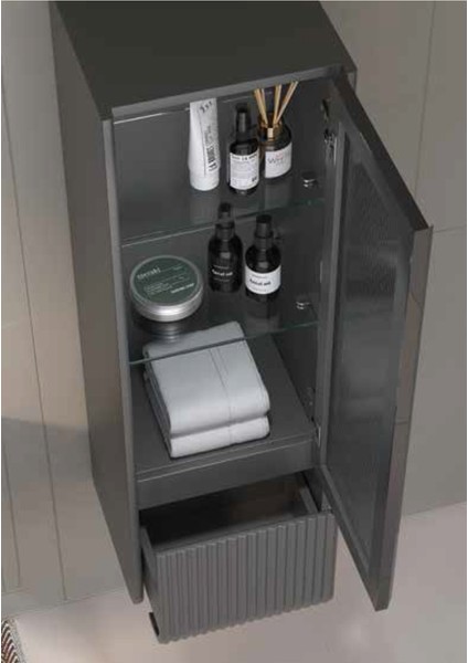 Petra Banyo Dolabı 100 cm (Boy Dolabı Dahil Değildir.) indirimleri