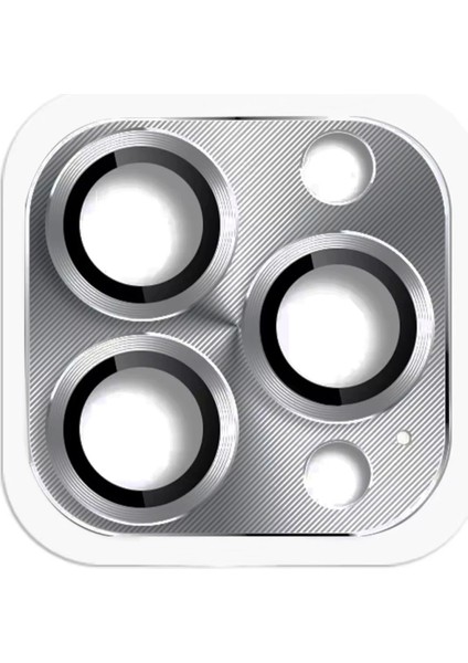 Bfs iPhone 16 Pro Max Pers Alüminyum Kamera Lens - Gri