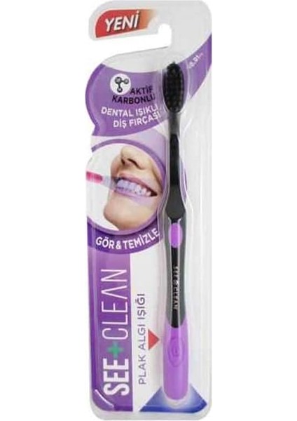 See+ Clean Dental Işıklı Diş Fırçası Mor